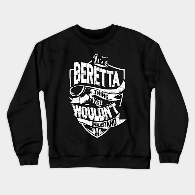 BERETTA Crewneck Sweatshirt by davidmarisa